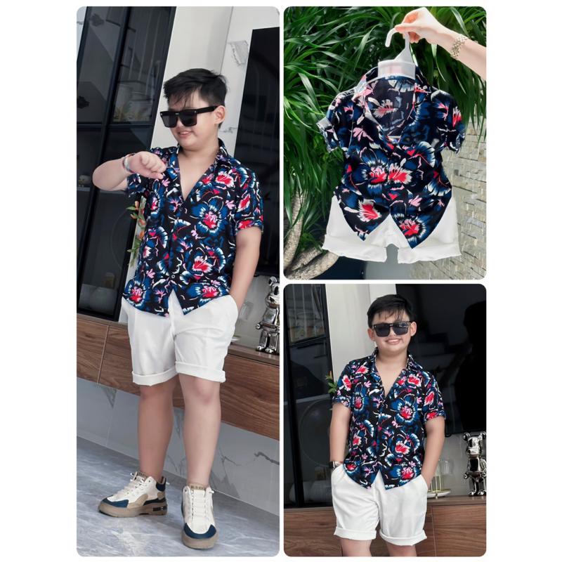 set hoạ tiết thiết kế cho bé trai 10-52kg TONIKIdS