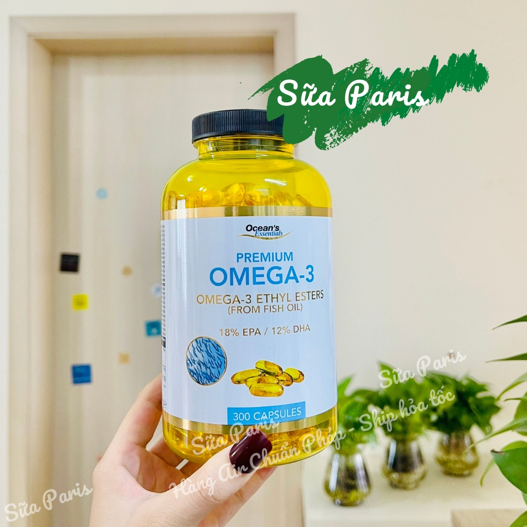 Dầu cá Omega 3 Ocean's Essential Fish Oil 1000mg hộp 300 viên_Sữa Paris ...