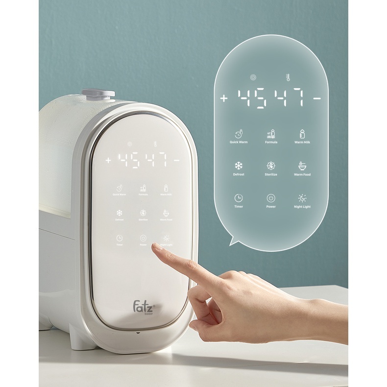 MÁY HÂM SỮA TIỆT TRÙNG ĐIỆN TỬ 2 BÌNH - DUO 6 - FATZ BABY FB3090CY