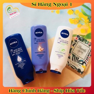 [auth] Kem xả tắm và dưỡng trắng toàn thân Nivea 400ML – Nội địa Đức Đủ BILL [Hot]