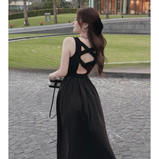 Váy 2Dây Xoè tiểu thư , váy đan dây phối tùng xoè có 2 túi bên xinh xắn thời trang hotgirl cao cấp