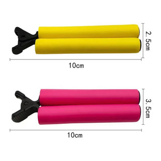 Kẹp xốp cách nhiệt 12 cây/hộp (6 cái nhỏ+6 cái lớn),kẹp xốp cách nhiệt chân tóc chống nóng da đầu