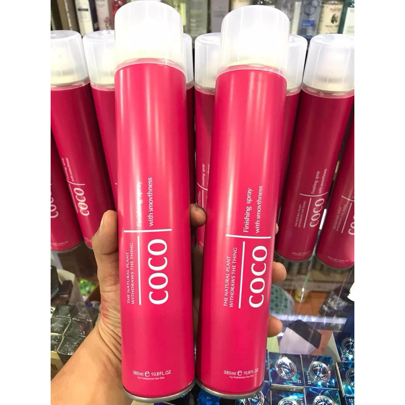 Keo xịt tóc Coco, bản thay thế cho keo Jacqualines. Giá rẻ chất lượng cao