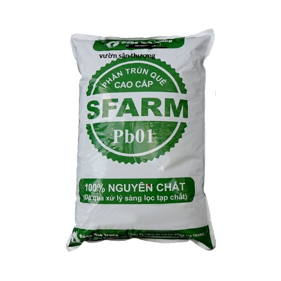 [ Gói 2kg] Phân Trùn Quế Sfarm Pb01 Đặng Gia Trang Đã Xử Lý Không Mùi, Cải Thiện Độ Mùn, Cân Bằng Ph