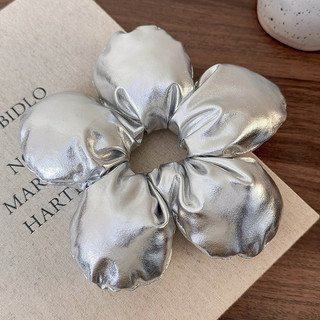 Dây Buộc Tóc Hoa Xốp Vòng Tóc Scrunchies Hoa To Nhồi Bông Siêu Xinh Cho Nữ