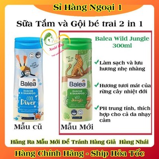[auth] Sữa tắm gội Balea cho bé trai và bé gái 300ml- Nội địa Đức Đủ Bill [Hot]