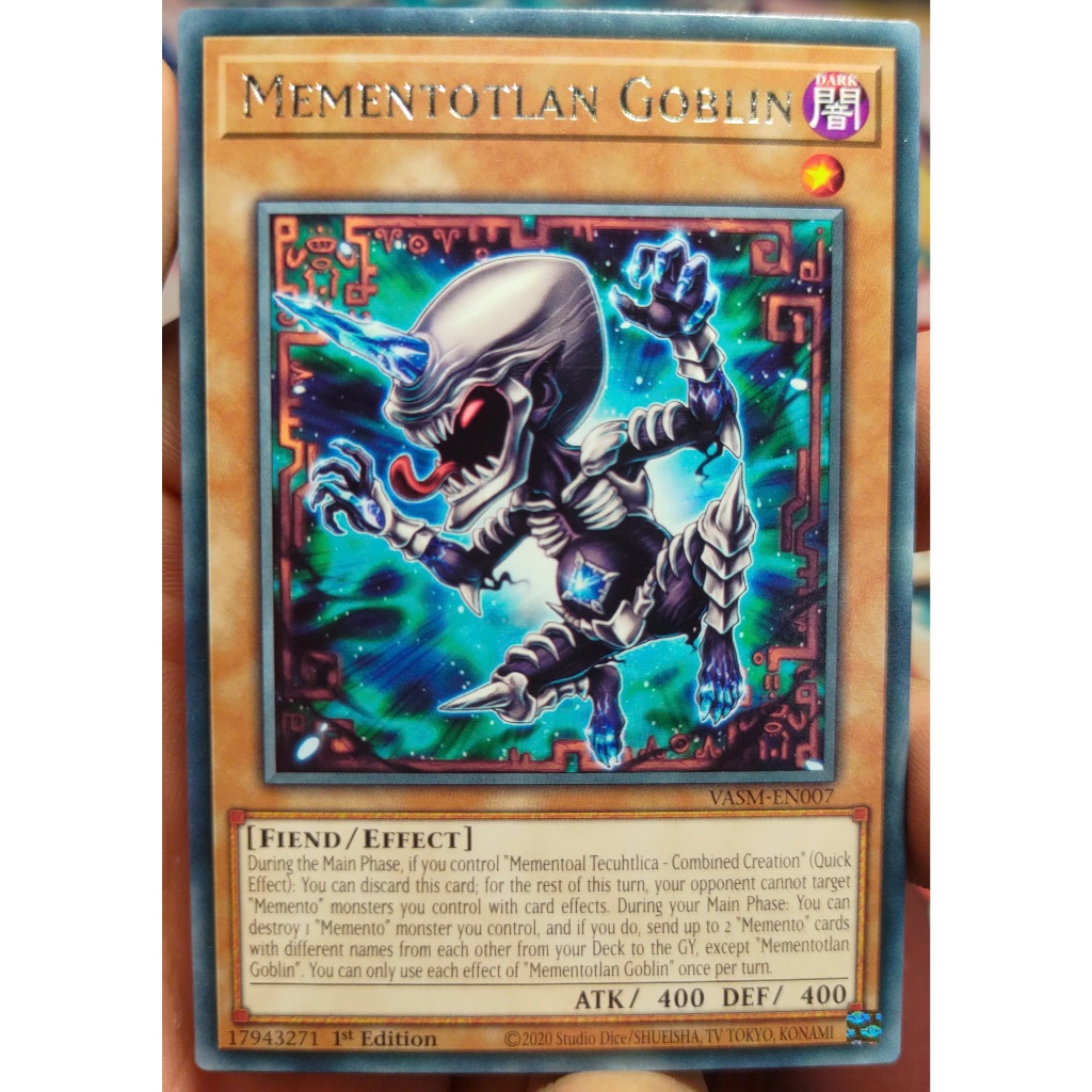 KW2 Yugioh] [EN-UK] Thẻ Bài Mementotlan Goblin - VASM-EN007 - Rare 1st Edition I.980609584 - Foto 2