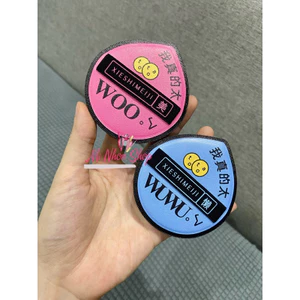 Mút trang điểm nền WOO/ WUWU hồng/xanh mềm xốp cho lớp nền cực mịn đẹp