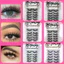 Hộp 5 đôi lông mi giả kiểu Tây siêu dày và siêu dài cho các concept makeup ấn tượng, trang điểm châu âu