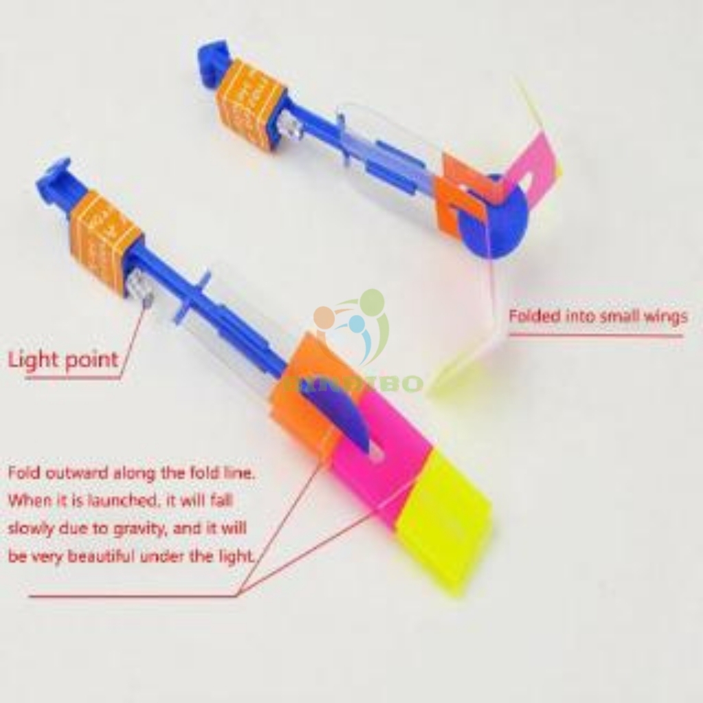 (Combo 5 cái) Ná bắn chong chóng đồ chơi mũi tên bay phát sáng có đèn led chơi ngoài trời cực vui