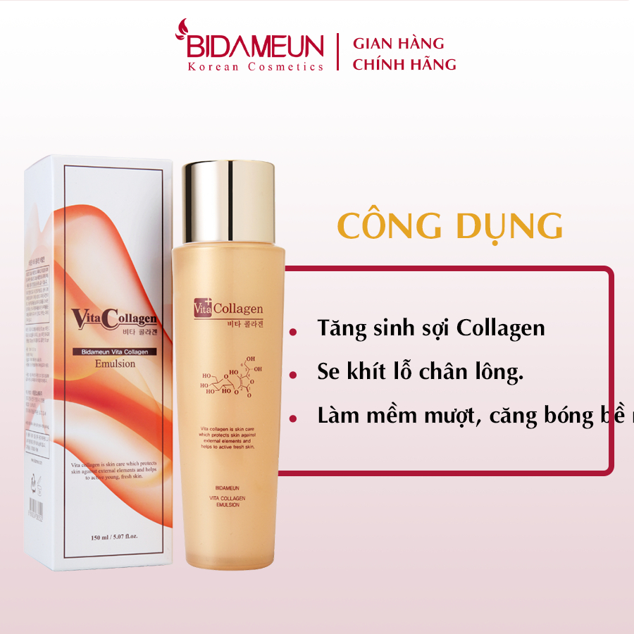 Ảnh Bidameun Siyoul B19 Sữa dưỡng Vita Collagen giúp giảm nhăn & săn chắc da 150ml 2