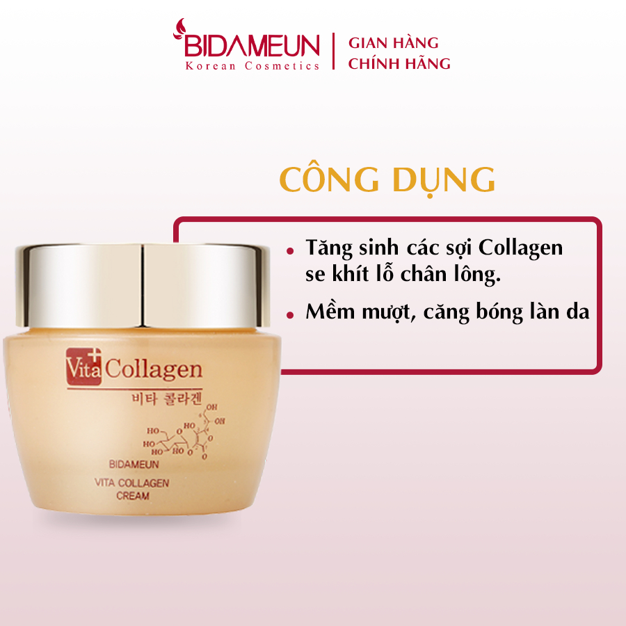 Ảnh Bidameun Siyoul B20 Kem dưỡng Vita Collagen giúp giảm nhăn & săn chắc da 60ml 2