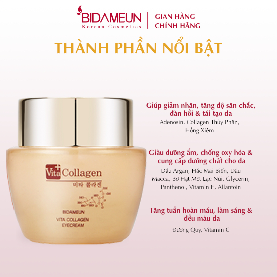 Ảnh Bidameun Siyoul B21 Kem mắt Vita Collagen giúp săn chắc da vùng mắt 30ml 1