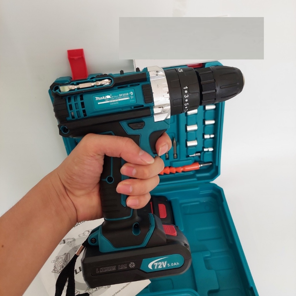Máy khoan pin MKT 72v 3 chế độ tiện lợi trong mọi việc