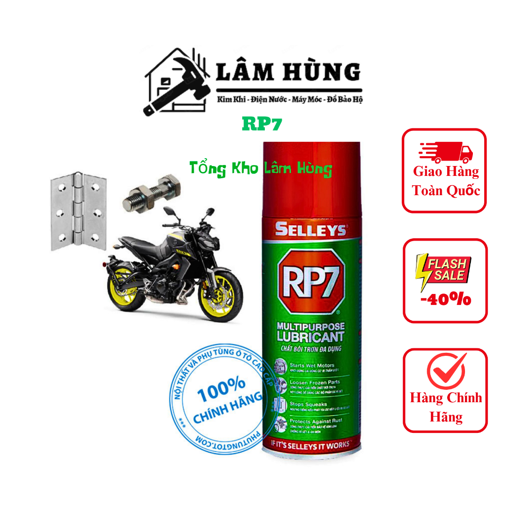 RP7 - Chai Xịt Chống Rỉ Sét RP7 175g - 350g: Hàng Chính Hãng Chất Lượng ...