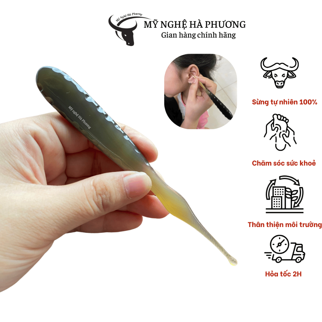 Cây Lấy Ráy Tai Bằng Sừng - Mỹ nghệ Hà Phương, chăm sóc tai | Shopee ...