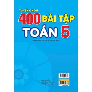 Sách - 400 Bài Tập Toán 5 - Dùng Chung Cho Các Bộ SGK Hiện Hành - ndbooks