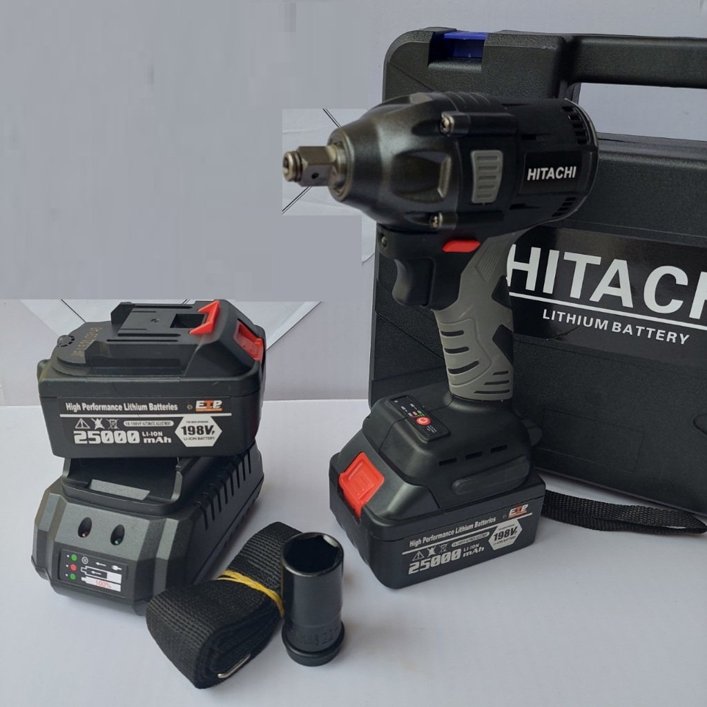 Siết Hitachi 198v không chổi than thế hệ mới