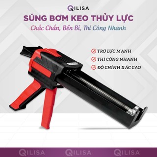 Dụng Cụ Thi Công Keo Chà Ron QILISA (Súng Bơm Keo Thủy Lực Cao Cấp)