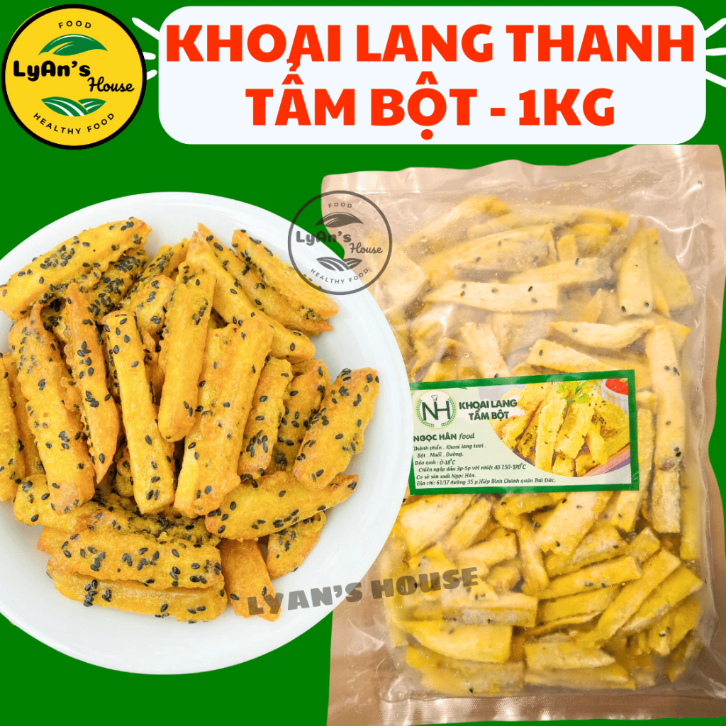 [Hỏa Tốc HCM] KHOAI LANG THANH TẨM VỪNG Bột Chiên Giòn Ngon, Khoai lang ...