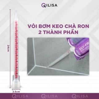 Vòi Trộn Bơm Keo Chà Ron Qilisa Epoxy 2 Thành Phần