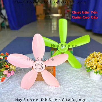 Quạt Trần Mini Mini Hong Ying Nhỏ Gọn Tiện Lợi, Quạt Trần treo màn Mini Hong Ying HY-850 5 Cánh Siêu Mát Huy Store