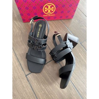 sandal cao gót Tory Burch chất toàn bộ bằng da fullbox