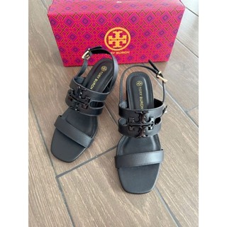 sandal cao gót Tory Burch chất toàn bộ bằng da fullbox