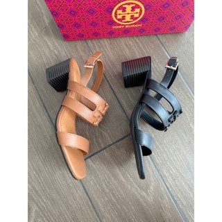 sandal cao gót Tory Burch chất toàn bộ bằng da fullbox