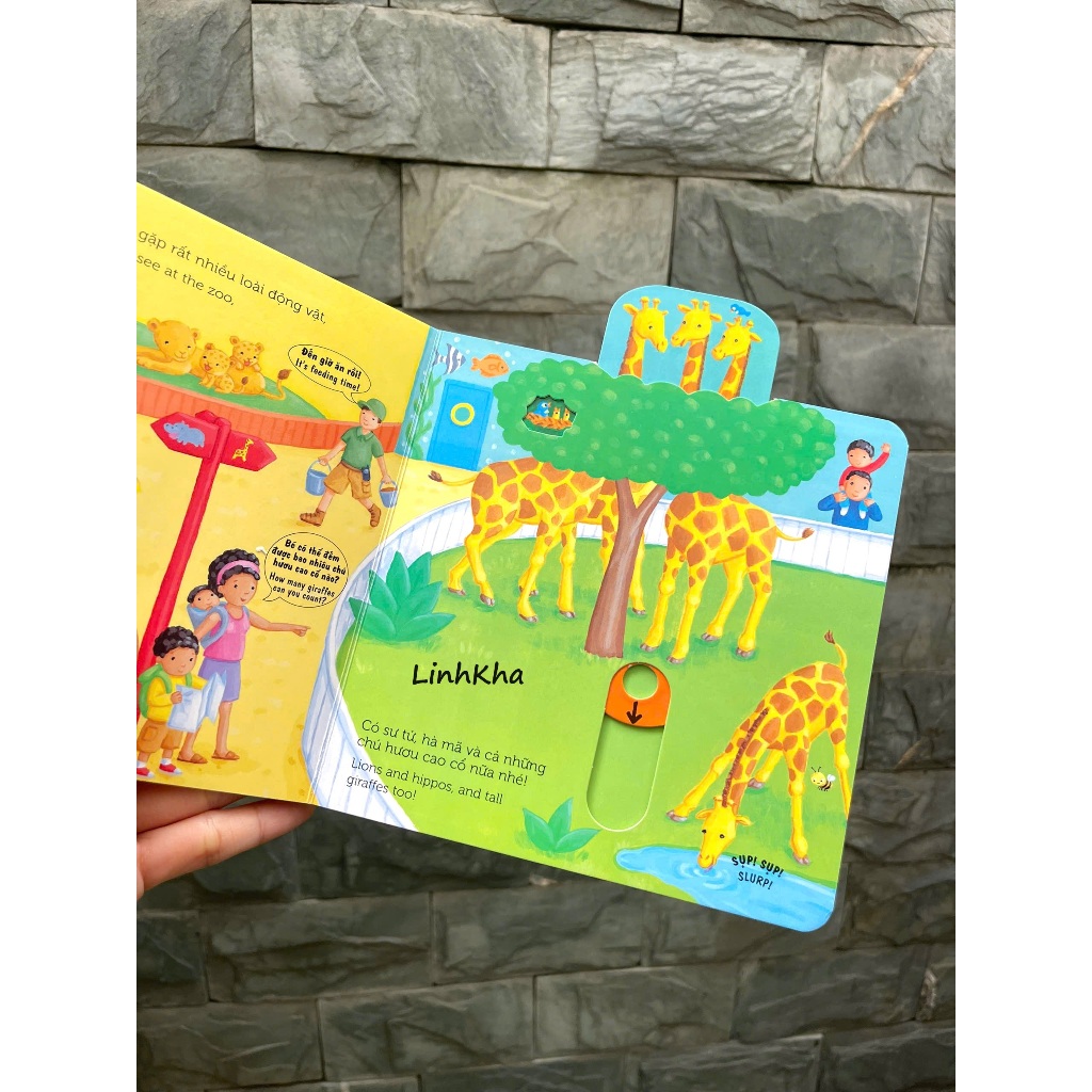 Ảnh Sách Tương Tác Chuyển Động Sở Thú - Busy Book The Zoo - Đinh Tị 1