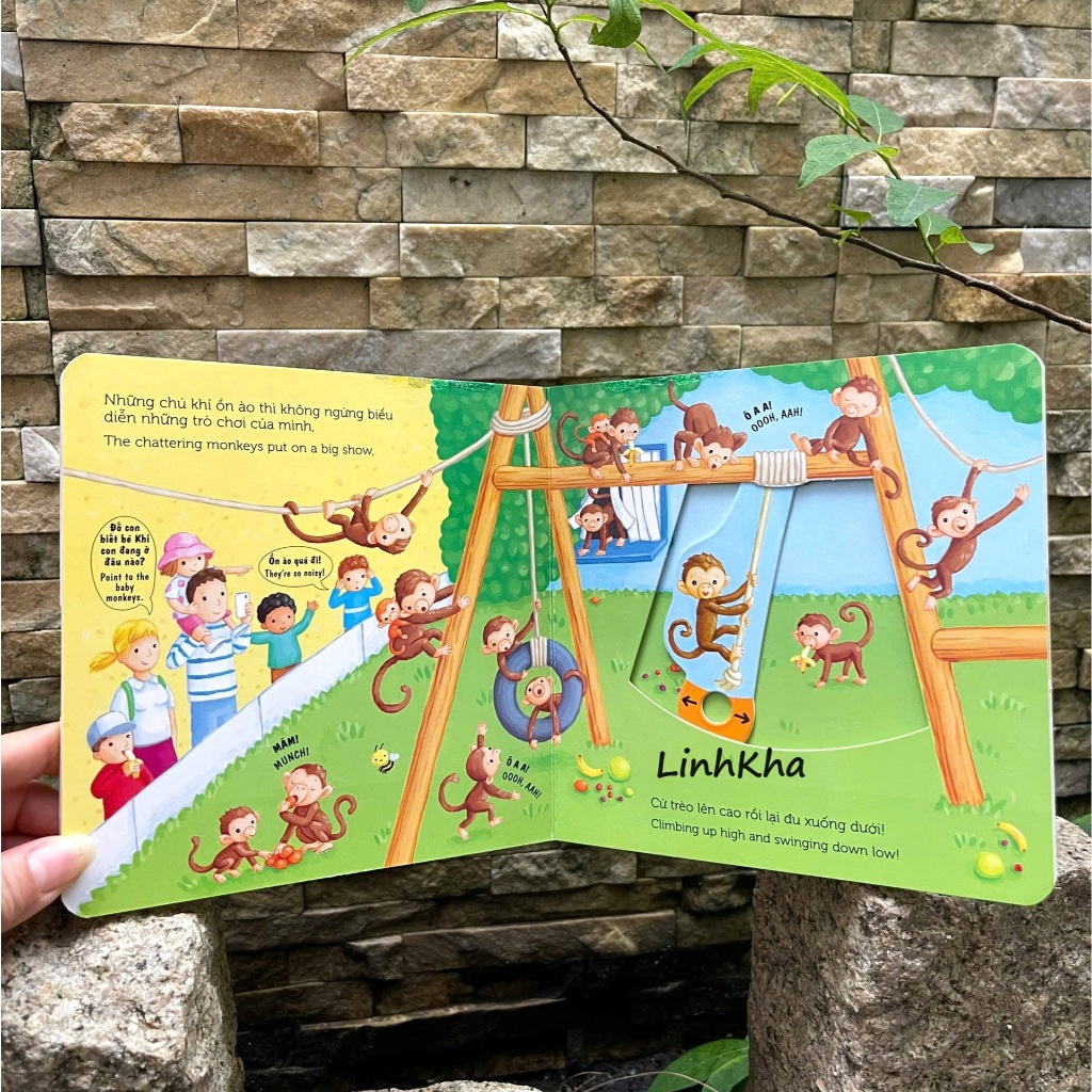 Ảnh Sách Tương Tác Chuyển Động Sở Thú - Busy Book The Zoo - Đinh Tị 3
