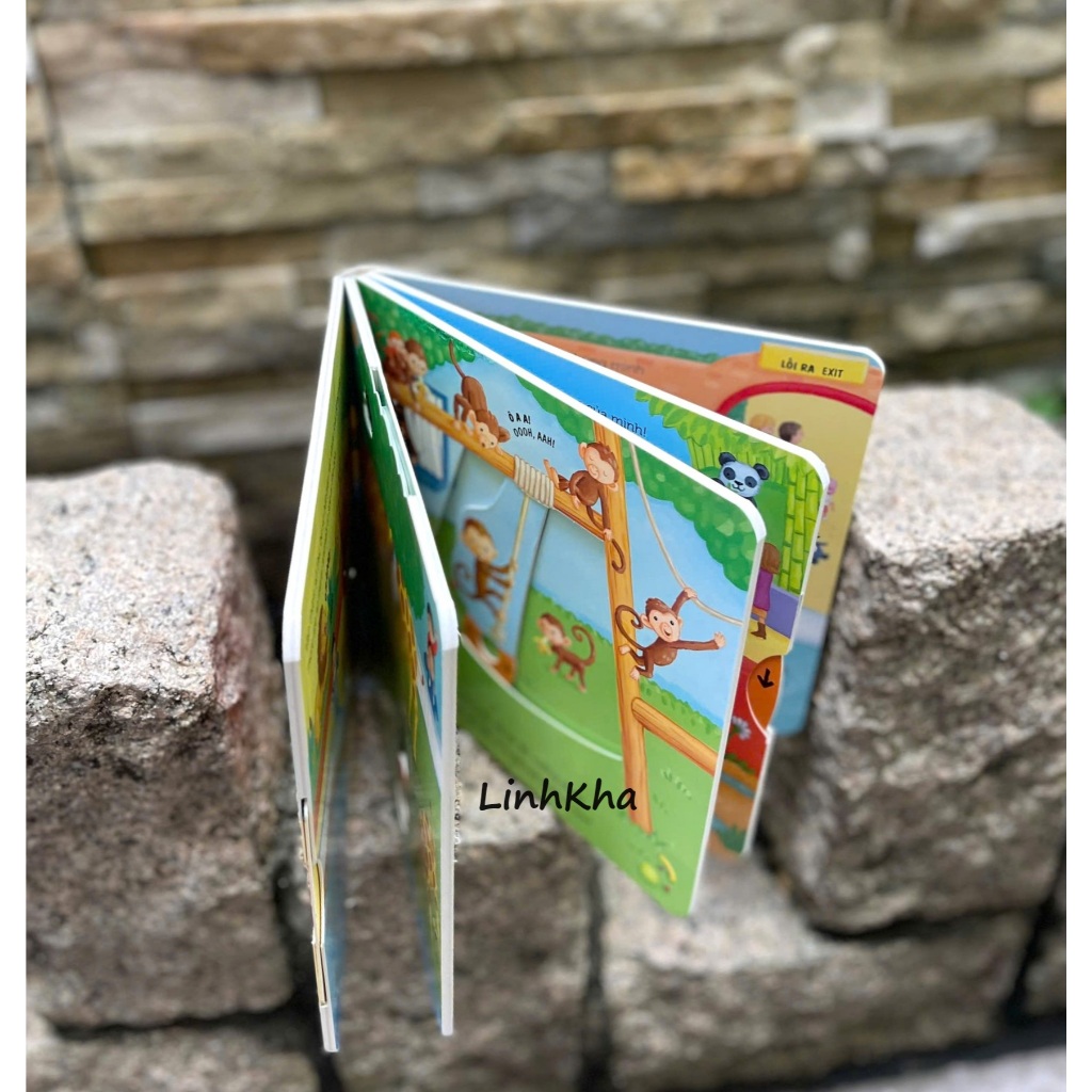 Ảnh Sách Tương Tác Chuyển Động Sở Thú - Busy Book The Zoo - Đinh Tị 2