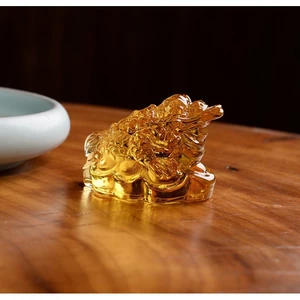 🌸Hàng Chất🌸 Con cóc (thiềm thừ) 6.5cm bằng pha lê, phong thủy thu hút tài lộc & may mắn
