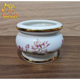 Bộ Thờ Cúng Gốm Sứ Trắng Hoa Sen - DTC2405 - Hoa Sen