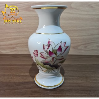 Bộ Thờ Cúng Gốm Sứ Trắng Hoa Sen - DTC2405 - Hoa Sen