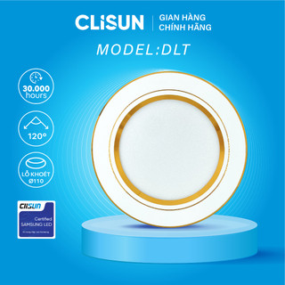 Đèn Downlight Âm Trần CLISUN | Đèn LED DLT 3 Chế Độ Màu Siêu Mỏng Tiết Kiệm Điện Tuổi Thọ Cao 30000H 7W 9W 12W