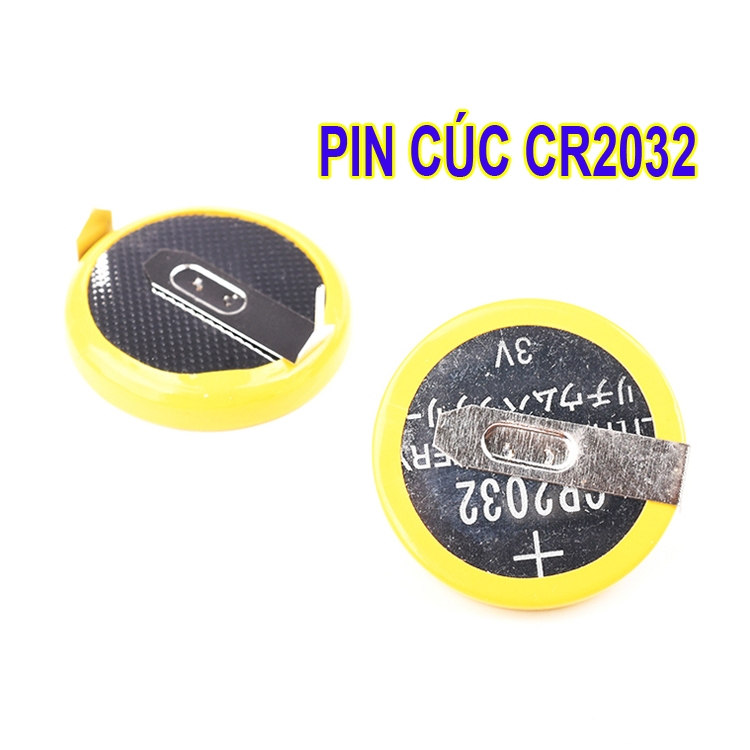 Pin cúc CR2032 3V hai chân hàn ngang_MTST | Shopee Việt Nam