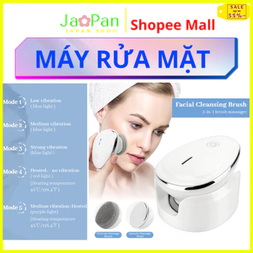 Máy rửa mặt 3 trong 1,máy rửa mặt điện tử đẩy tinh chất nâng cơ mặt kiêm máy massage mặt ,máy massage mặt bảo hành 12 th