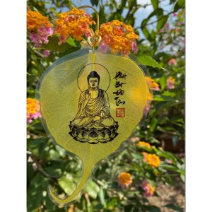 🌸Hàng Chất🌸 Lá Bồ Đề thư pháp cầu Bình An Tài Lộc ( Xưởng Chuyên Sỉ )