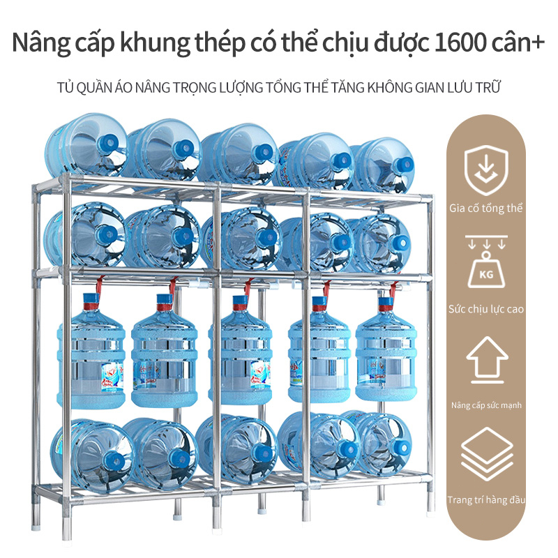 Li Gou tủ quần áo vải hợp kim Tủ quần áo Khung tủ quần áo 80-205cm dày 20mm dễ lắp đặt chống ẩm không gỉ
