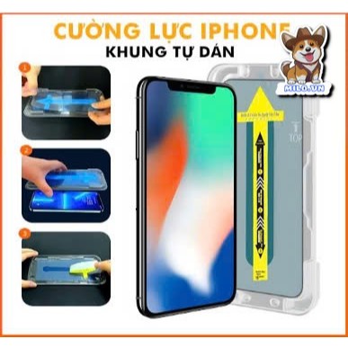 Cường lực tự dán Iphone 16 15 14 13 12 11 8 7 Pro Plus Promax / X XS XR XsMax Max cơ bản / chống nhìn trộm