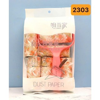 Cây lăn bụi quần áo kèm 6 lõi thay thế nhỏ gọn tiện lợi Dust Paper