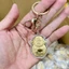 Móc Khóa Thần Tài Mạ Vàng 24k Phong Thủy Chiêu Hút Tài Lộc treo khóa xe, balo, túi xách, làm quà...