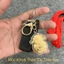 Móc Khóa Thần Tài Mạ Vàng 24k Phong Thủy Chiêu Hút Tài Lộc treo khóa xe, balo, túi xách, làm quà...