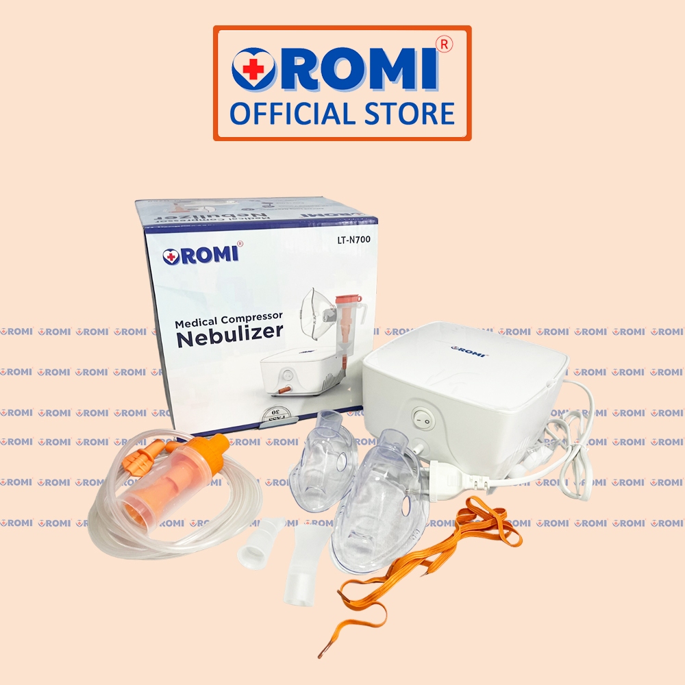 Máy xông khí dung cho bé OROMI LT-N700 - Bộ khí dung mũi họng có thể nằm xông chính hãng