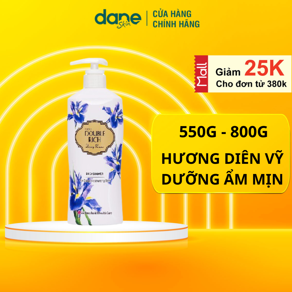 Sữa tắm Double Rich Hoa Diên Vỹ ( Iris ) 550ml / 800ml