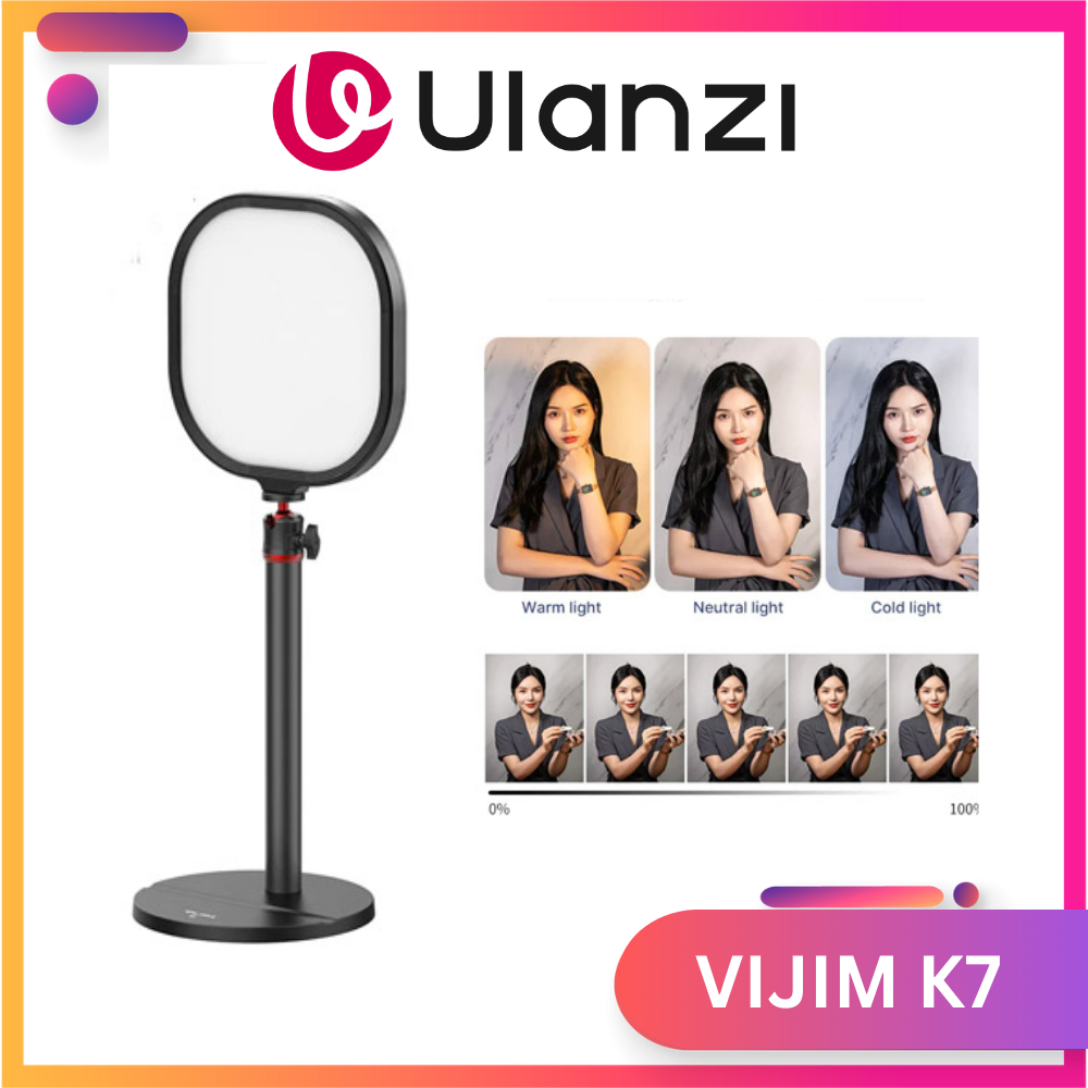 ULANZI VIJIM K7 (3200-5600K) - HÀNG CHÍNH HÃNG - Đèn LED để bàn, có thể ...
