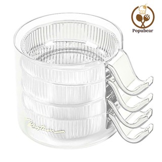 combo 4 chén đựng nước chấm có khay đựng