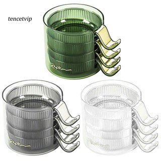 combo 4 chén đựng nước chấm có khay đựng