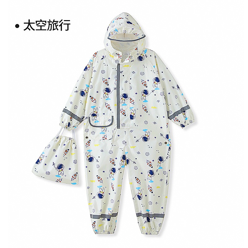 Áo Mưa Body, Aó Mưa Jumpsuit Liền Thân Chất Liệu Oxford Cao Cấp An Toàn Cho Bé (AMLT04)